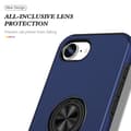 Miniatyrbild 2 av 7: Till iPhone 16ex Hybrid skal med Finger Ring - Blå