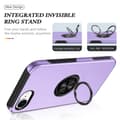 Miniatyrbillede 7 af 7: Til iPhone 16e Max Finger Ring Kickstand Hybrid Taske