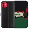 Pikkukuva 1 / 3: Apple iPhone 11 Lompakkokotelo Pysähdy Palestiinan puolesta - solidaarisuussuunnittelu vahvalla viestillä