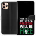 Miniatyrbild 1 av 3: Apple iPhone 11 Pro Max Plånboksfodral Free Palestine – politiskt statement med kraftfullt grafiskt uttryck