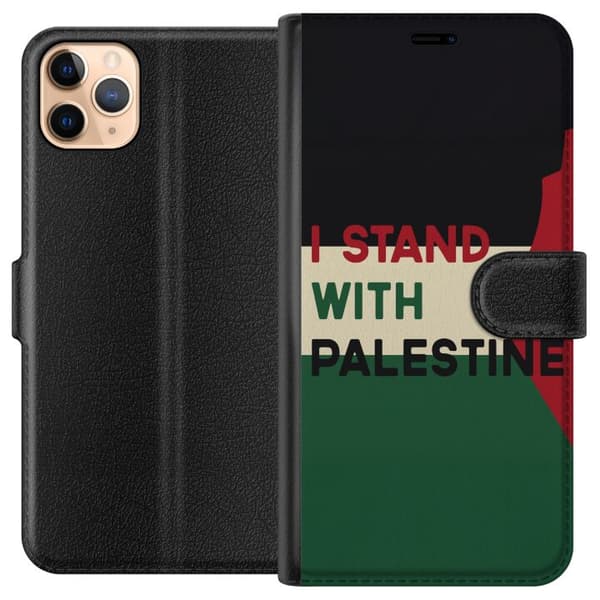 Apple iPhone 11 Pro Max Lommeboketui Stå opp for Palestina - solidaritetsdesign med en sterk melding