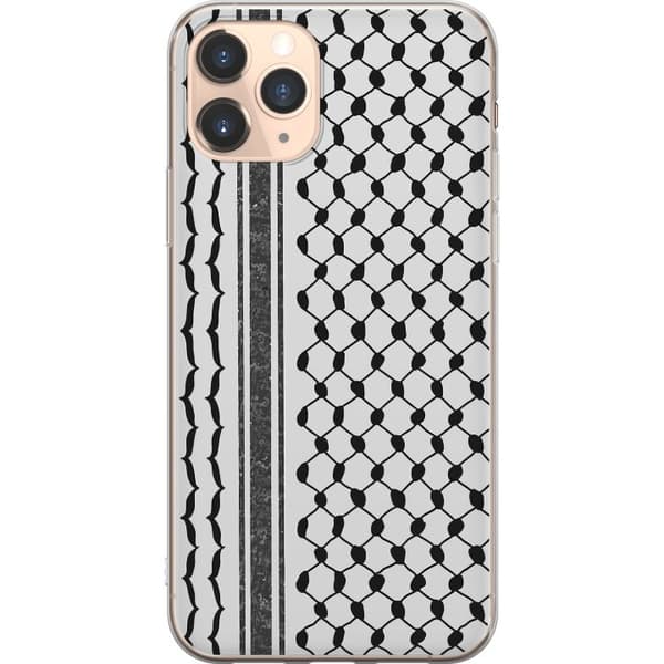 Apple iPhone 11 Pro Gjennomsiktig deksel Palestinsk mønster - inspirert av tradisjonell stil keffiyeh-stoff