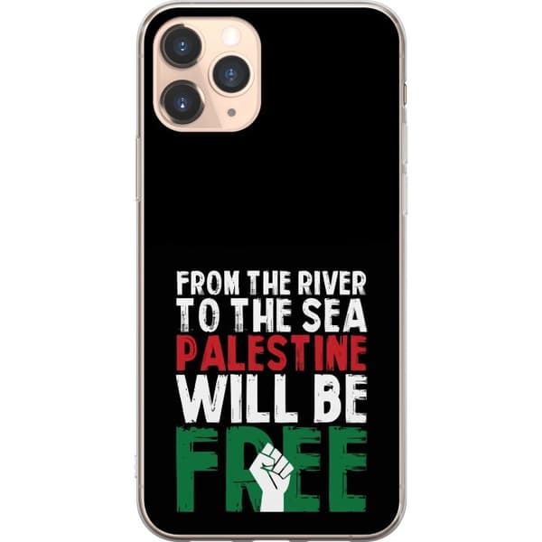 Apple iPhone 11 Pro Läpinäkyvä kuori Vapauta Palestiina