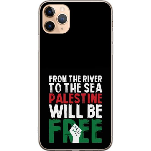 Apple iPhone 11 Pro Max Gjennomsiktig deksel Fri Palestina