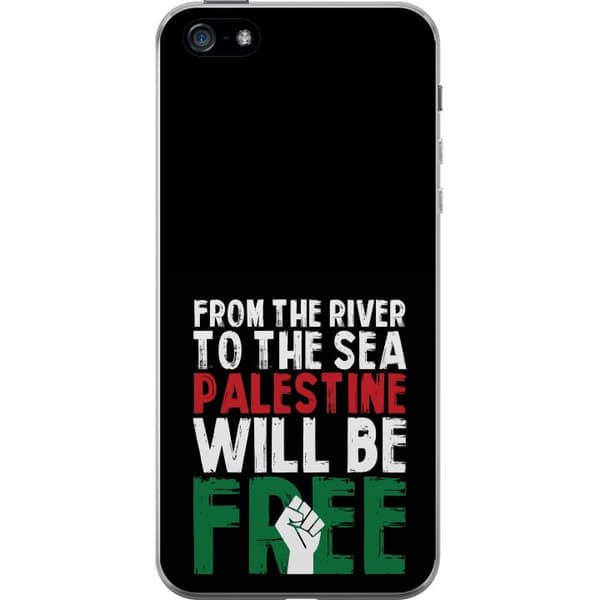Apple iPhone 5 Läpinäkyvä kuori Vapauta Palestiina