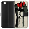Pikkukuva 1 / 3: Apple iPhone 5s Lompakkokotelo Käsi sidottu Palestinan väreihin - voimakas symboli vapausliikkeelle
