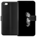 Pikkukuva 1 / 3: Apple iPhone 5 Lompakkokotelo Keffiyeh-kuviointi - klassinen palestiinalainen mustavalkoinen shaali, jolla on kulttuurinen merkitys