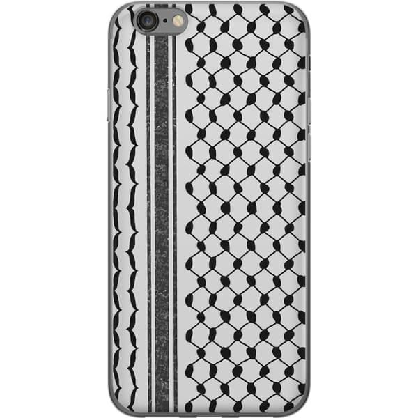 Apple iPhone 6 Läpinäkyvä kuori Palestiinalainen kuvio - perinteiseen tyyliin inspiroima keffiyeh-kangas