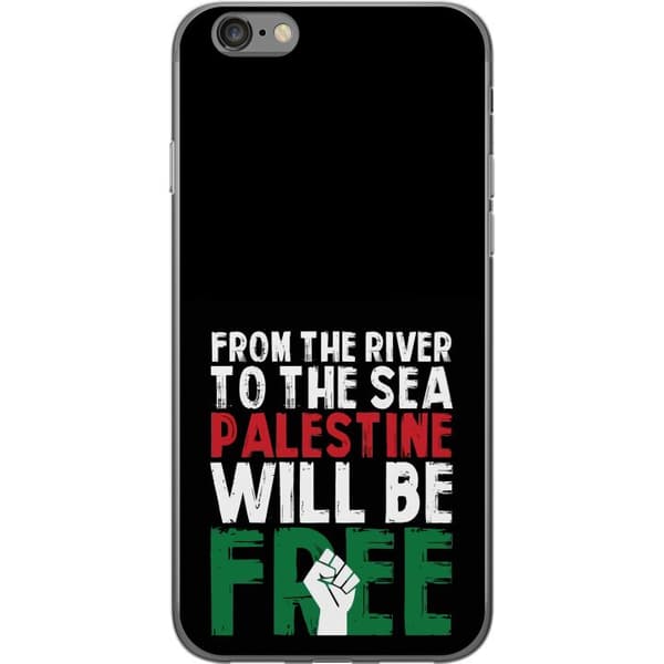 Apple iPhone 6 Gennemsigtig cover Fri Palæstina