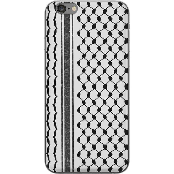 Apple iPhone 6 Plus Läpinäkyvä kuori Palestiinalainen kuvio - perinteiseen tyyliin inspiroima keffiyeh-kangas