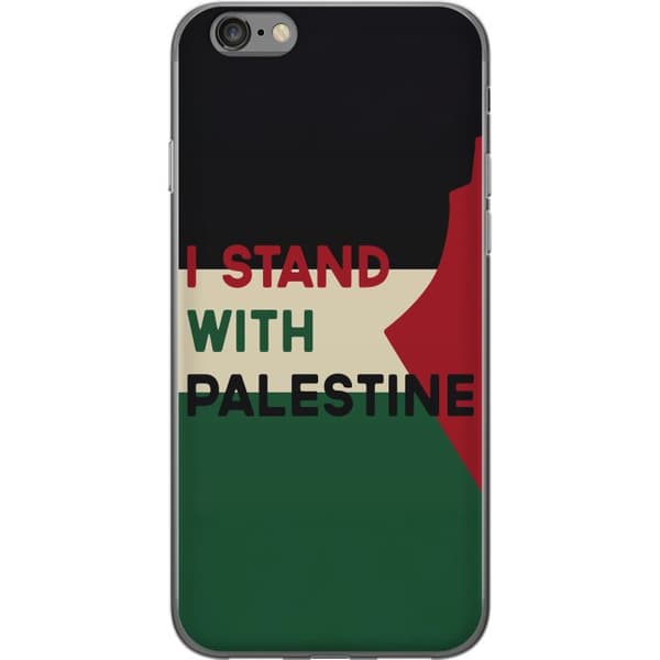 Apple iPhone 6s Gennemsigtig cover Stå sammen med Palæstina - solidaritetsdesign med en stærk besked