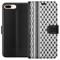 Miniatyrbilde 1 av 3: Apple iPhone 7 Plus Lommeboketui Palestinsk mønster - inspirert av tradisjonell stil keffiyeh-stoff