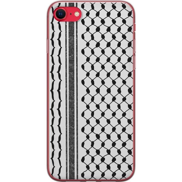 Apple iPhone 7 Gennemsigtig cover Palæstinensisk mønster - inspireret af traditionel stil keffiyeh-stof
