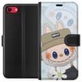 Miniatyrbild 1 av 3: Apple iPhone 8 Plånboksfodral Labubu med hatt – Pop Mart-figur Mr. Butcher i retro stil med karaktär