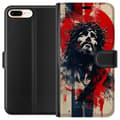 Miniatyrbild 1 av 3: Apple iPhone 8 Plus Plånboksfodral Jesus med kors – kristet motiv med stark symbolik om tro och hopp