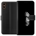 Pikkukuva 1 / 3: Apple iPhone X Lompakkokotelo Keffiyeh-kuviointi - klassinen palestiinalainen mustavalkoinen shaali, jolla on kulttuurinen merkitys