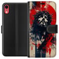 Miniatyrbild 1 av 3: Apple iPhone XR Plånboksfodral Jesus med kors – kristet motiv med stark symbolik om tro och hopp