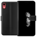 Miniatyrbilde 1 av 3: Apple iPhone XR Lommeboketui Keffiyeh-mønster - klassisk svart-hvit palestinsk sjal med kulturell betydning