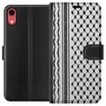 Miniatyrbilde 1 av 3: Apple iPhone XR Lommeboketui Palestinsk mønster - inspirert av tradisjonell stil keffiyeh-stoff
