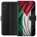 Miniatyrbillede 1 af 3: Apple iPhone XS Tegnebogsetui Palestinaflaget – ikonisk frihedssymbol i rød, sort, hvid og grøn
