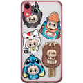 Miniatyrbilde 1 av 2: Apple iPhone XR Gjennomsiktig deksel Labubu figure samling - Pop Mart Labubu The Monsters i fargerik design