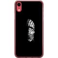 Pikkukuva 1 / 2: Apple iPhone XR Läpinäkyvä kuori Keffiyeh-kuviointi - klassinen palestiinalainen mustavalkoinen shaali, jolla on kulttuurinen merkitys