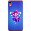 Pikkukuva 1 / 2: Apple iPhone XR Läpinäkyvä kuori Adidas-inspiroitunut sininen muotoilu - urheilullinen motiivi retro-vibeillä sinisissä sävyissä