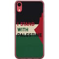 Miniatyrbilde 1 av 2: Apple iPhone XR Gjennomsiktig deksel Stå opp for Palestina - solidaritetsdesign med en sterk melding