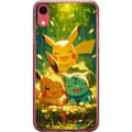 Pikkukuva 1 / 2: Apple iPhone XR Läpinäkyvä kuori Pixelmonster pelityyli - värikäs muotoilu retroa rakastaville pelaajille