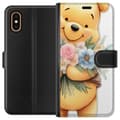 Miniatyrbilde 1 av 3: Apple iPhone XS Max Lommeboketui Nalle Puh med blomster - klassisk barnefavoritt i en blomstrende vår miljø