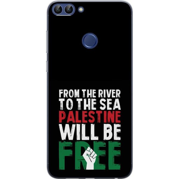Huawei P smart Läpinäkyvä kuori Vapauta Palestiina