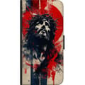 Miniatyrbild 3 av 3: Huawei P smart Plånboksfodral Jesus med kors – kristet motiv med stark symbolik om tro och hopp