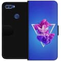 Miniatyrbillede 1 af 3: Huawei P smart Tegnebogsetui Adidas-inspireret blåt design - sporty motiv med retrovibe i blå toner