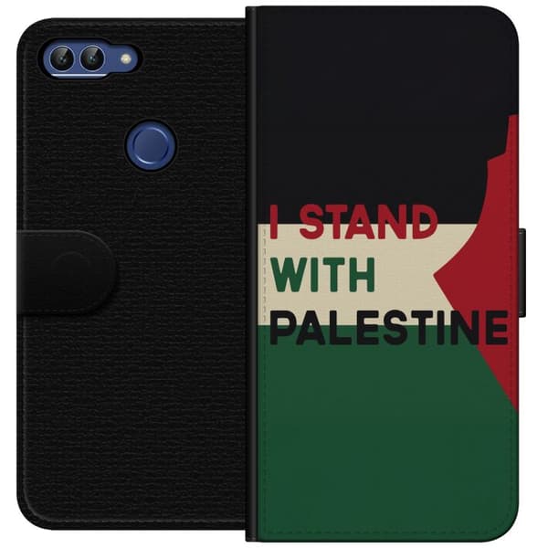 Huawei P smart Tegnebogsetui Stå sammen med Palæstina - solidaritetsdesign med en stærk besked