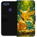 Miniatyrbillede 1 af 3: Huawei P smart Tegnebogsetui Pixelmonster spillestil - farverig design til retro-elskende gamere