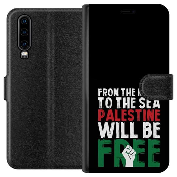 Huawei P30 Lommeboketui Fri Palestina