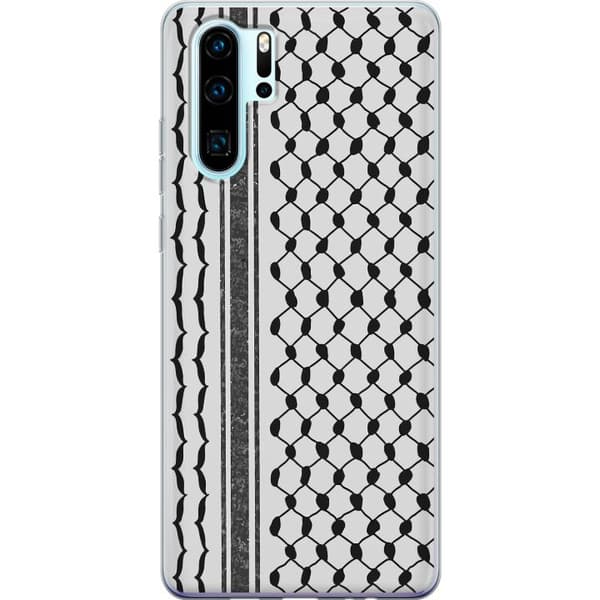Huawei P30 Pro Gennemsigtig cover Palæstinensisk mønster - inspireret af traditionel stil keffiyeh-stof