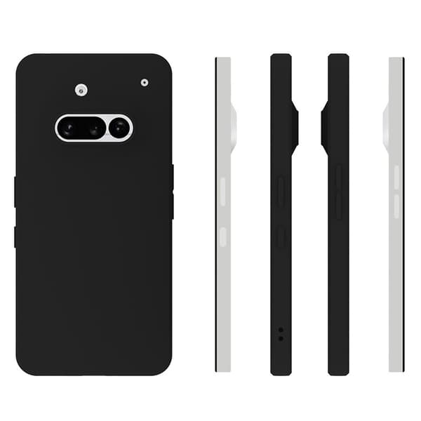 För Nothing Phone (3a) Skal Matt Finish Mjukt TPU Skyddsfodral