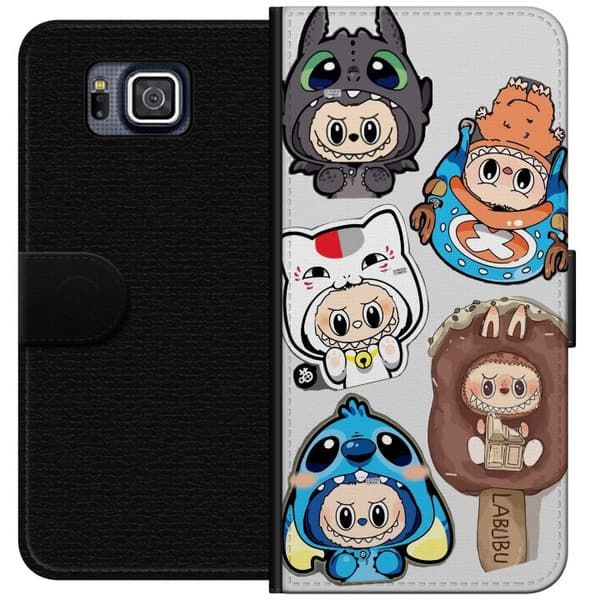 Samsung Galaxy Alpha Lommeboketui Labubu figure samling - Pop Mart Labubu The Monsters i fargerik design
