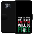 Miniatyrbild 1 av 3: Samsung Galaxy Alpha Plånboksfodral Free Palestine – politiskt statement med kraftfullt grafiskt uttryck