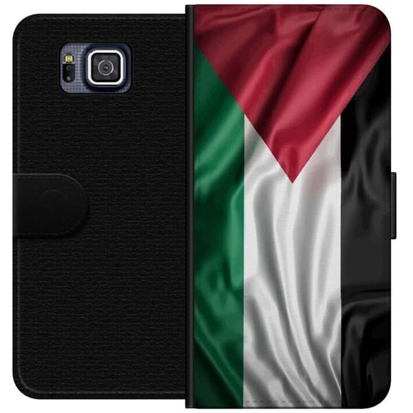 Samsung Galaxy Alpha Lommeboketui Palestinaflagget – ikoniskt symbol på frihet i rødt, svart, hvitt og grønt