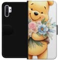 Miniatyrbillede 1 af 3: Samsung Galaxy Note10+ Tegnebogsetui Nalle Puh med blomster - klassisk børnefavorit i en blomstrende forårs miljø