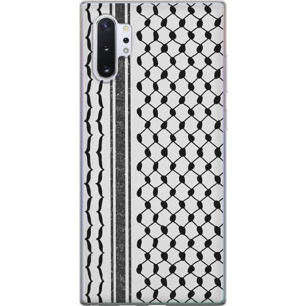 Samsung Galaxy Note10+ Läpinäkyvä kuori Palestiinalainen kuvio - perinteiseen tyyliin inspiroima keffiyeh-kangas