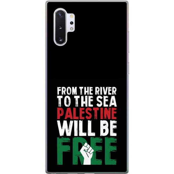 Samsung Galaxy Note10+ Gjennomsiktig deksel Fri Palestina