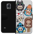 Miniatyrbillede 1 af 3: Samsung Galaxy Note 4 Tegnebogsetui Labubu figur samling - Pop Mart Labubu The Monsters i farverigt design