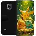 Miniatyrbillede 1 af 3: Samsung Galaxy Note 4 Tegnebogsetui Pixelmonster spillestil - farverig design til retro-elskende gamere