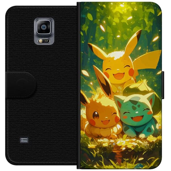 Samsung Galaxy Note 4 Tegnebogsetui Pixelmonster spillestil - farverig design til retro-elskende gamere