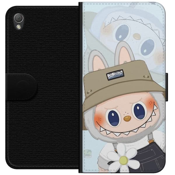 Sony Xperia Z3 Lompakkokotelo Labubu hattuineen - Pop Mart -hahmo Mr. Butcher retrotyylillä ja luonteella