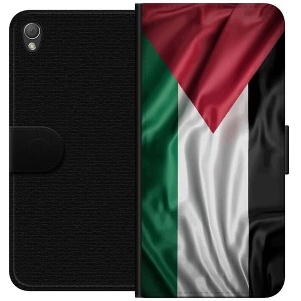 Sony Xperia Z3 Lompakkokotelo Palestiinan lippu – ikoninen vapauden symboli punaisessa, mustassa, valkoisessa ja vihreässä