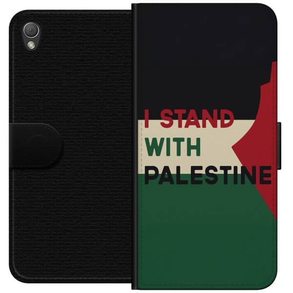 Sony Xperia Z3 Plånboksfodral Stand with Palestine – solidaritetsdesign med starkt budskap